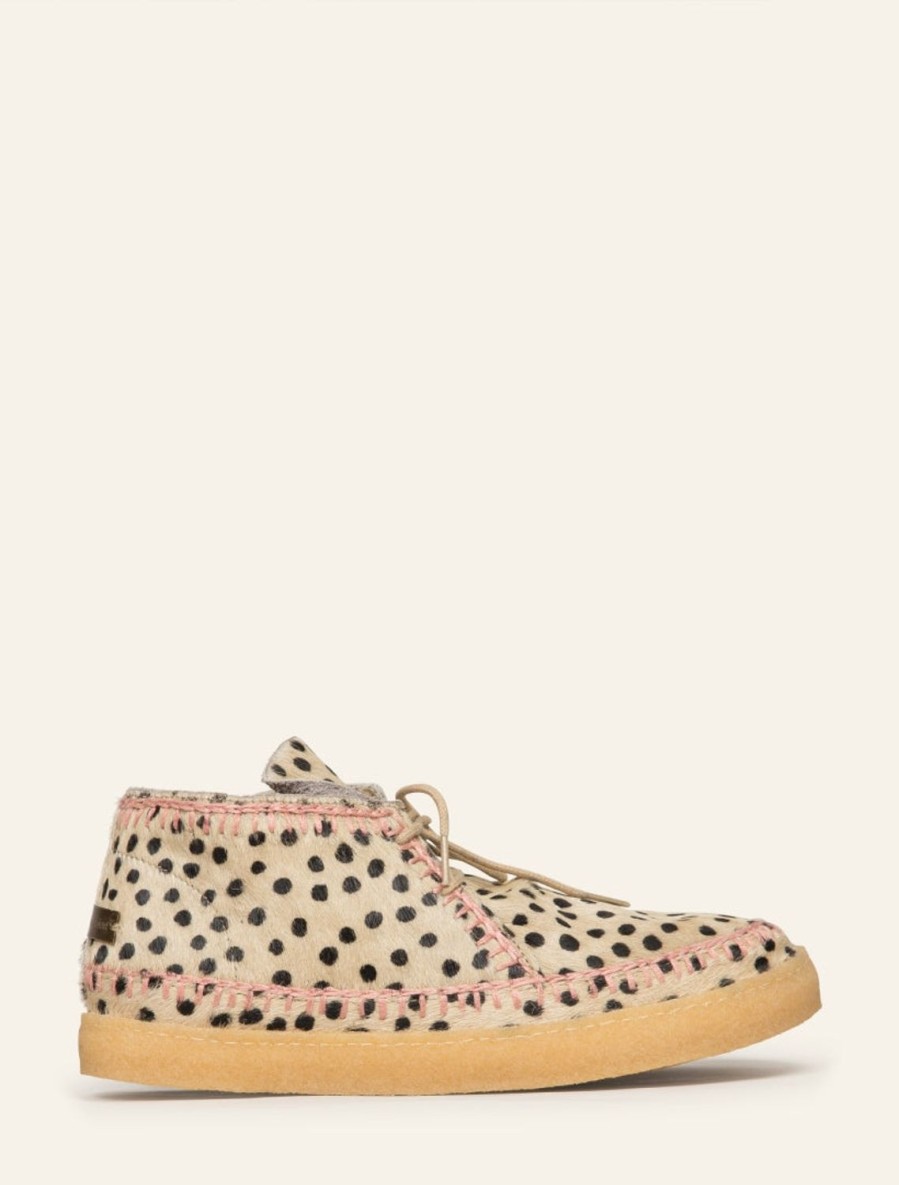 Chaussures laidback london | Bottes Chukka A Lacets En Crochet Shenje Guepard