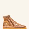 Chaussures laidback london | Bottines Setsu En Crochet Avec Fermeture Eclair Laterale, Cuivre Chatoyant