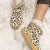 Chaussures laidback london | Nyuki Crochet Pull On Bottine Leopard