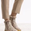 Chaussures laidback london | Bottines Setsu En Crochet Avec Fermeture Eclair Sur Le Cote, Guepard