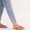 Des Sandales laidback london | Seri Flat Marron Clair Tribal