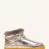 Chaussures laidback london | Bottines A Enfiler Au Crochet Nyuki Argentees Scintillantes