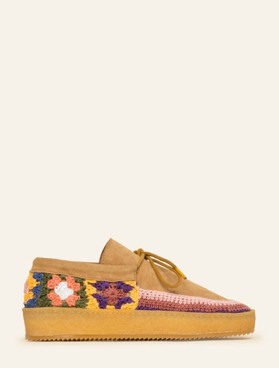 Chaussures laidback london | Komo Safran Daim Multi