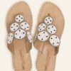 Des Sandales laidback london | Sandale En Cuir Pemba Lp Blanc Maasai