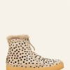 Chaussures laidback london | Bottines A Lacets En Crochet Argo Cheetah